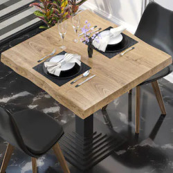 Gastro Tischplatte: Innenbereich (Baumkante)