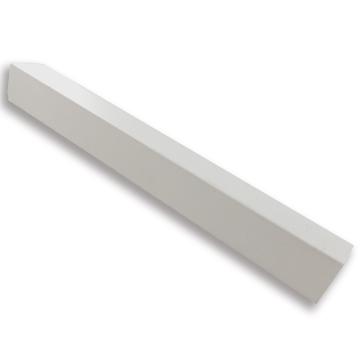 CALGARY | Staffa da parete a L | Bianco | 24x24x1500mm