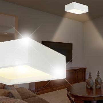 Nowoczesna lampa sufitowa biała | gipsowa | lampa