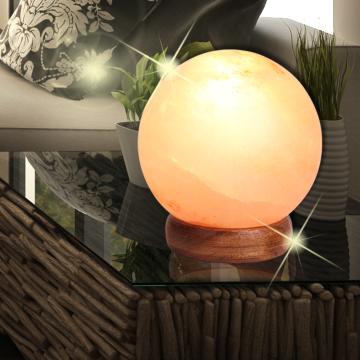 Lampa solna Ø127mm | 1x15W | Kula | Planeta | Światło kryształ kamień stół