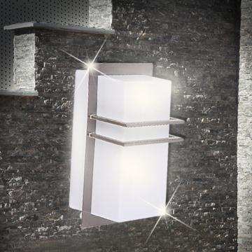 Vegglampe UTE Ø156mm | Hvit | rustfritt stål