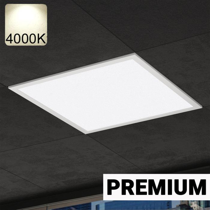 Panneau LED 40W 60x60cm cadre Blanc Panneau 60*60