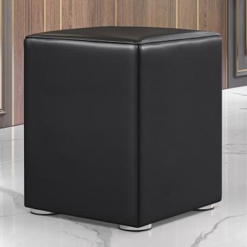 CUBO FULL | Bistro Cube Seat | Black | Leather