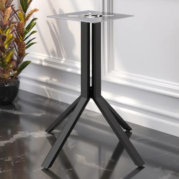 ELVAS CLASSIC | Bistro table frame | Black | 4 legs | Column: 76 cm