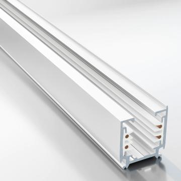 Rail d'alimentation pour spot | Structure | Blanc | 93cm / 110V - 415V | 3 phases
