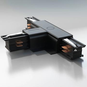 Connecteur type T pour rail | Alimentateur / Installation | Noir | 110V - 415V | 3 phases