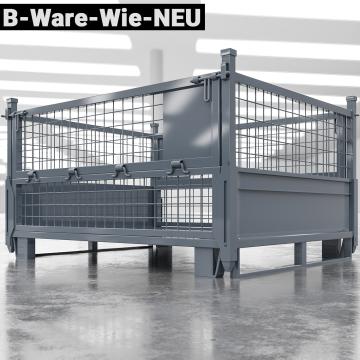 EURO | Cage Container | Anthracite | W125xD100xH85cm