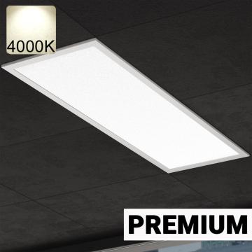EMPIRE 1 | LED Einbaupanel | 30x120cm | 40W / 4000K | Neutral Weiß | DALI Trafo Dimmbar