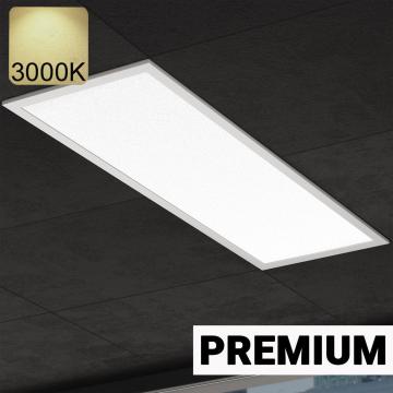EMPIRE 1 | Upotettava LED-Valopaneeli | 30x120cm | 40W / 3000K | Lämmin valkoinen | Muuntaja