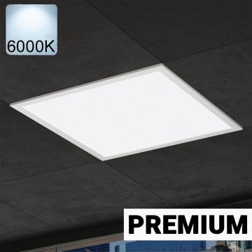 EMPIRE 1 | Panneau LED encastrable | 60x60cm | 40W / 6000K | Blanc froid | Transformateur DALI Dimmable