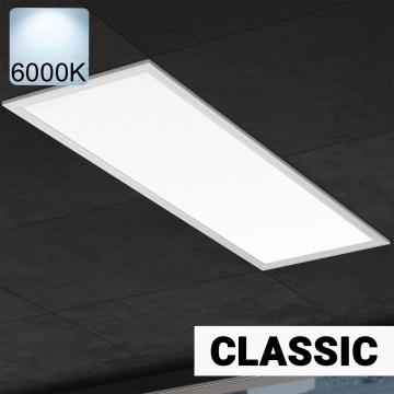 EMPIRE 2 | Recessed LED Panel | 30x120cm | 40W / 6000K | Cool White | Dimmable transformer