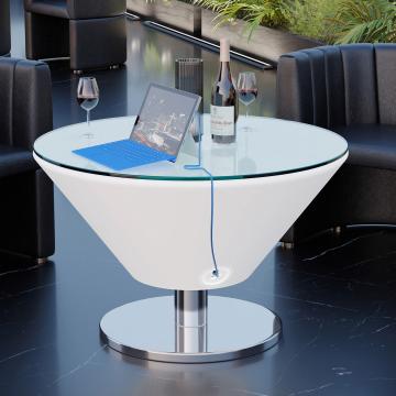 MARTINI | LED-valaistu Lounge-pöytä | Ø:K 70 x 41 cm | RGB | Akku