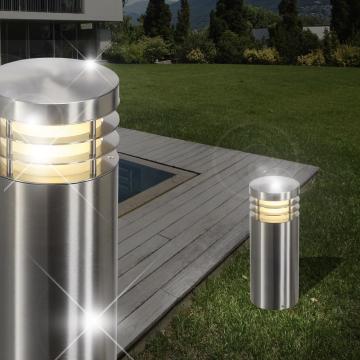 Base light ↥400mm | Modern | Silver | Stainless steel | OUTSIDE