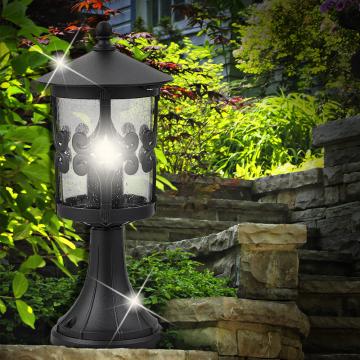 Lantaarn Basis Lamp ↥366mm | Zwart | Aluminium