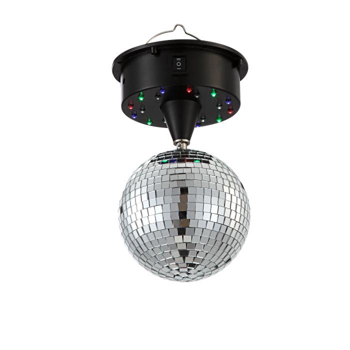 Mini Discokugel RGB Party LED Schwarz, Beleuchtung und Lichtspiel