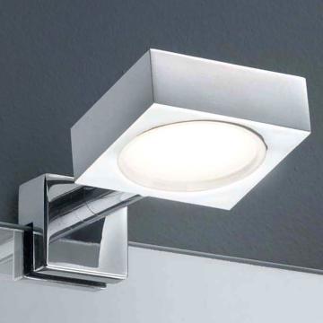 Lustro LED Nowoczesne | Chrom | Lampa łazienkowa