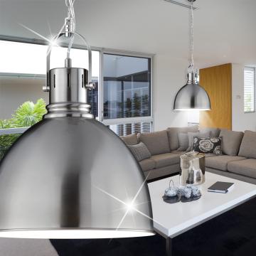 Industriell hängande lampa Ø310mm | Modern | Shabby | Vintage | Silver | Rostfritt stål