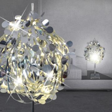 Lampe de table décorative ↥620mm | Moderne | Rétro | Argenté