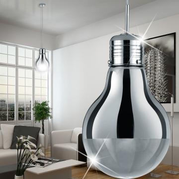 Bulb vedhængslampe Ø280mm | Moderne | Krom | Glas