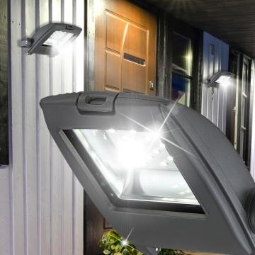 Ścienny reflektor punktowy OUTSIDE Ø200mm | LED | Czarny | Aluminium