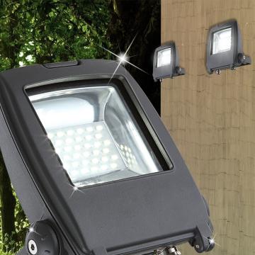 Ścienny reflektor punktowy OUTSIDE Ø200mm | LED | Czarny | Aluminium