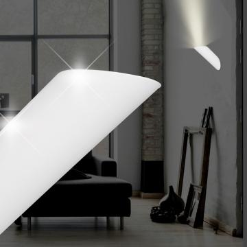 Torchiere Wall Light Ø70mm | Modern | White | Ceramic