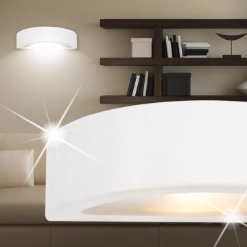 Wand Leuchte Modern | Weiß | Keramik | Lampe Porzellan Wandlampe Wandleuchte