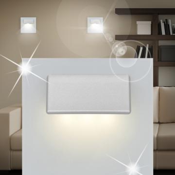 LED vägg silver | Spotlight infälld lampa