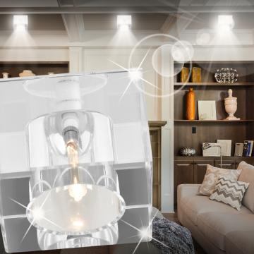 Crystal Cube Loft Transparent | Klar | Spotlight Indbygget loftlampe