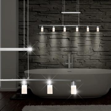 Modern Hänge Leuchte LED | Silber | Edelstahl