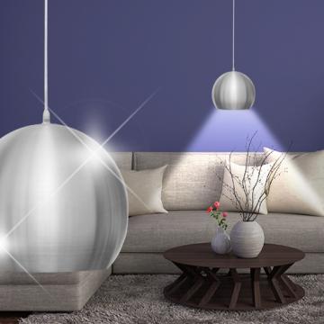 Half Ball Pendant Lamp Ø280mm | Modern | Retro | Chrome