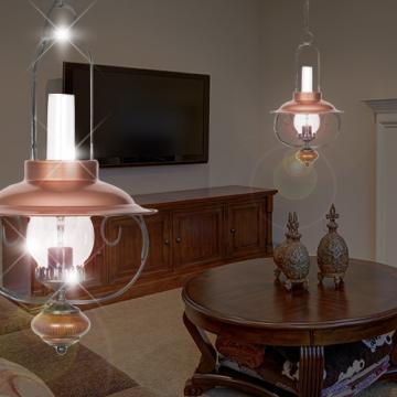 Rustik hängande lampa Ø300mm | Country House | Koppar 