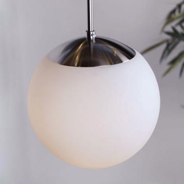 Lampada a sospensione a sfera in vetro Ø200mm | Moderna | Bianca