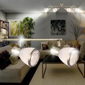 LED a soffitto ↔610mm | Classico | Dorato | Lampada a soffitto luminosa
