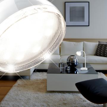 Moderne skrivelampe ↥350mm | LED | Hvid | Lampe Kontorlampe