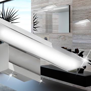 Miroir LED moderne | chrome | lampe de salle de bain
