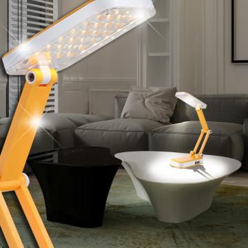 LED Schreib Tisch Leuchte ↥375mm | Modern | Orange