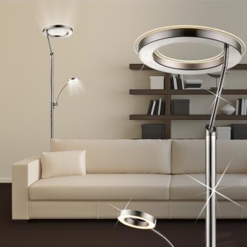 Ring Decken ↥1800mm | Touch | Dimmbar | LED | Modern | Silber | Edelstahl