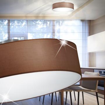 Shade Ceiling Light Ø500mm | Classic | Fabric | Brown | Textile