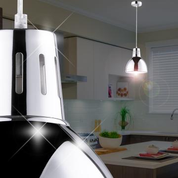 Industriell hängande lampa Ø230mm | Modern | Krom