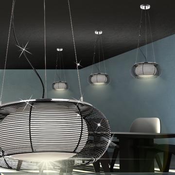 Modern hängande lampa Ø400mm | Svart | Alu