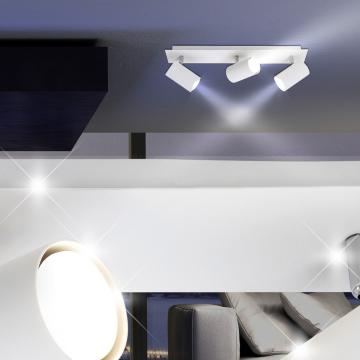 Moderne loftslampe ↔480mm | Hvid | Lys loftlampe