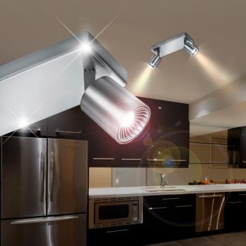 Moderne loftslampe ↔220mm | LED | Sølv | Lys Loftslampe