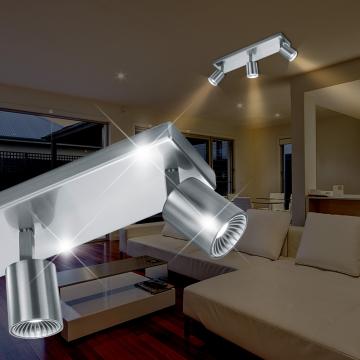 Techo moderno ↔360mm | LED | Plata | Lámpara de techo