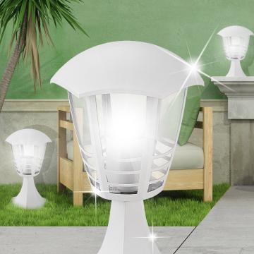 Lanterne Socle Luminaire ↥297mm | Blanc | Alu