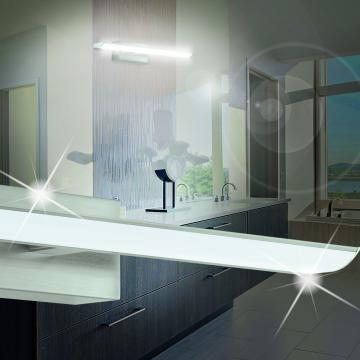 Lampada da bagno a LED per bagno moderno | Argento | Lampada da bagno a parete