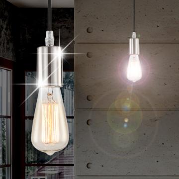 Glüh Birne Lampen Ø100mm | Modern | Retro | Schwarz | Silber | Edelstahl
