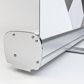 AlaBama | Banner arrotolabile | Alluminio argento | 100x200cm | Classico+