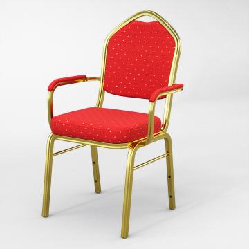 ALEXA | Krzesło bankietowe + ramię | Czerwony 
