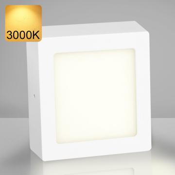 EMPIRE | Panneau LED en saillie | 170x170mm | 12W / 3000K | Blanc chaud | Carré
